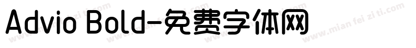 Advio Bold字体转换